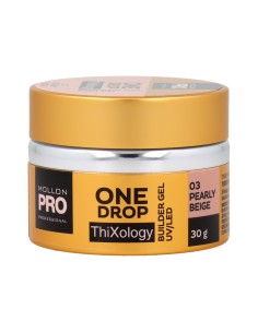 Mollon Pro One Drop Thixology Gel 03 Pearly Beige 30 gr