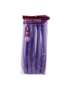 Red Kiss Flexi Rods 10" 3/4" 5 Piezas Pack Purple Rulos Flexibles