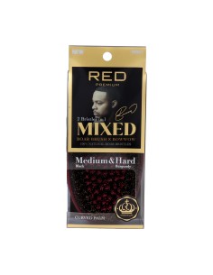 Red Kiss Rpm Medium Hard Mixed Palm Boar Brush Cepillo