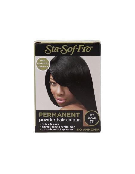 Sta Soft Fro Powder Hair Color Jet 73 Black 8 gr