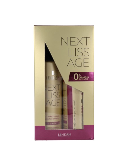 Lendan Next Liss Age Pack Mantenimiento Champú Preparacion 300 ml + Spray Lisos Perfectos 200 ml
