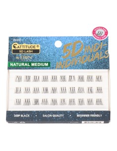 Ebin New York Cattitude 5D Indi Individuals Lash Natural Medium 002