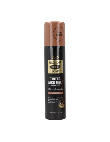 Ebin New York Teinté Lace Melt Marron Foncé Aérosol Spray 100 ml
