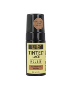 Ebin New York Tinted Lace Wig Knots Medium Dark Brown Mousse 100 ml