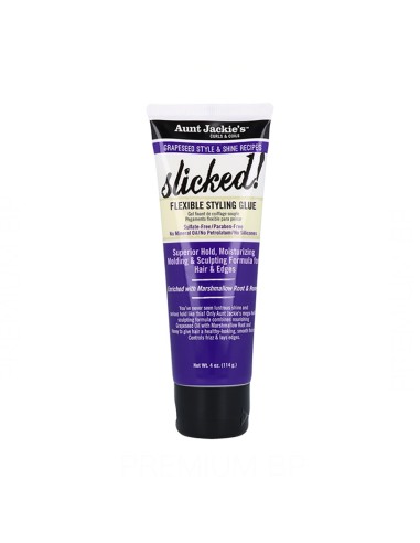 Aunt Jackie'S Curls & Coils Grapeseed Slicked! Felxible Styling Gel 114G/4Oz