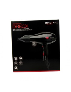 Sinelco Original Dreox Secador de Cabello Negro 2000 W