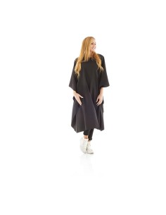 Xanitalia Pro Capa Corte Poliester HD Negra 130x150 cm. Cierre 6 Botones