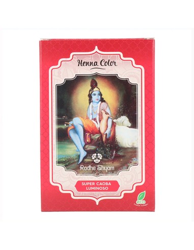 Radhe Shyam Henna En Polvo Super Caoba Luminoso 100 gr