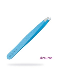 Premax Pinza Inox Azul Punta Oblicua 9 cm