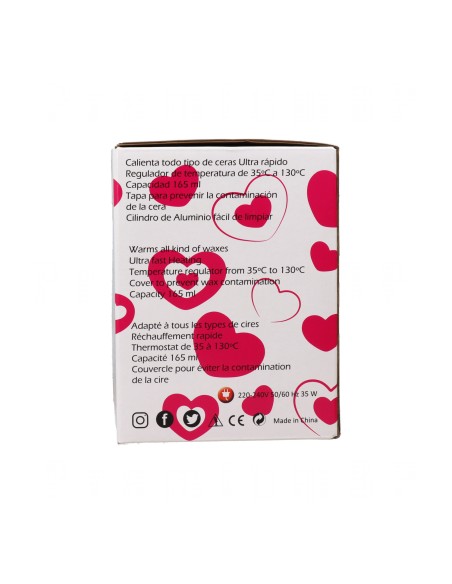 Albi Mini wax Fusor Apro De Cera Blanco Corazones 165 ml