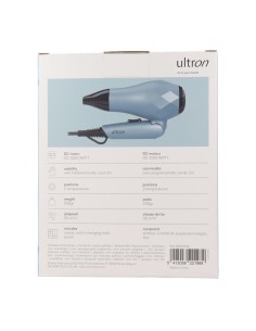 Sinelco Ultron Mini Secador Plegable Ice Blue 2