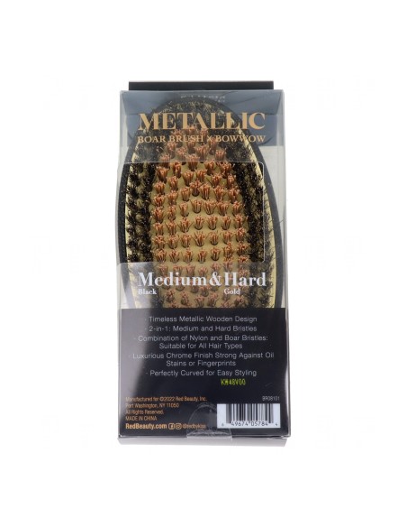 Red Kiss Premium Mixed Boar Brush Metallic Gold Pa
