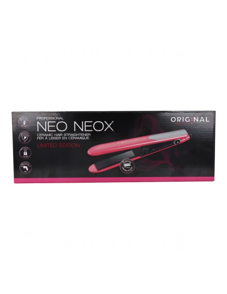 Sinelco Neox Plancha Ceramica Rosa/Plata Fluo