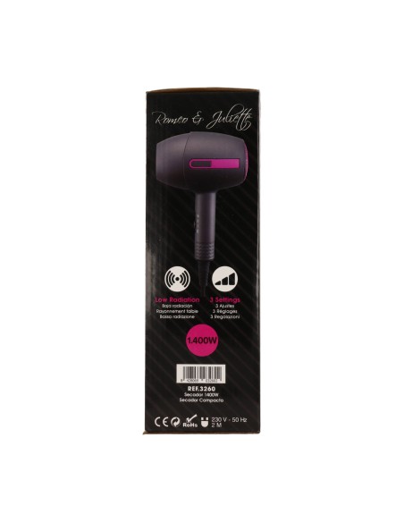 Albi Secador R&J Viaje Grey & Purple 1400W (3260)