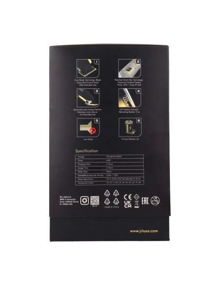 Jrl Professional Cordless Hair Clipper Ff 2020C-G Gold
