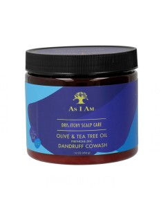 As I Am Dry & Itcht Scalp Care Olive & Tea Tree Oil Dandruff Cowash 454 g