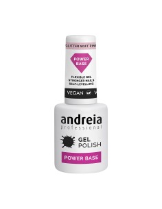 Andreia Professional Gel Polish Power Base Glitter Soft Pink 10,5 ml