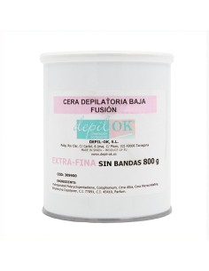 Depil-ok Lata Cera Extra Fina (sin Bandas) 800 G
